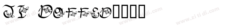 JI Doffed字体转换